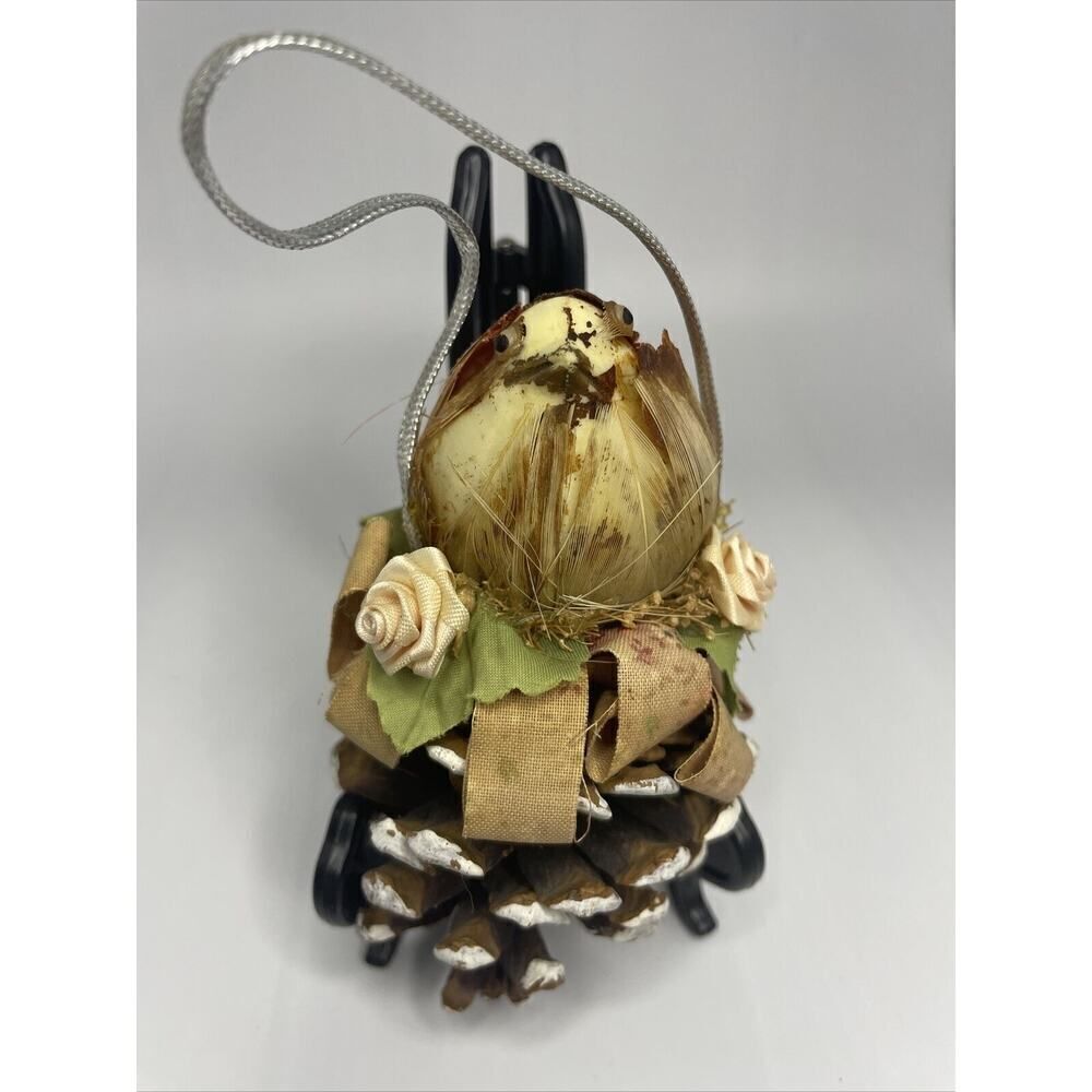 VINTAGE WOODLAND‎ Inspired Bird ORNAMENT Decor Handmade Shabby